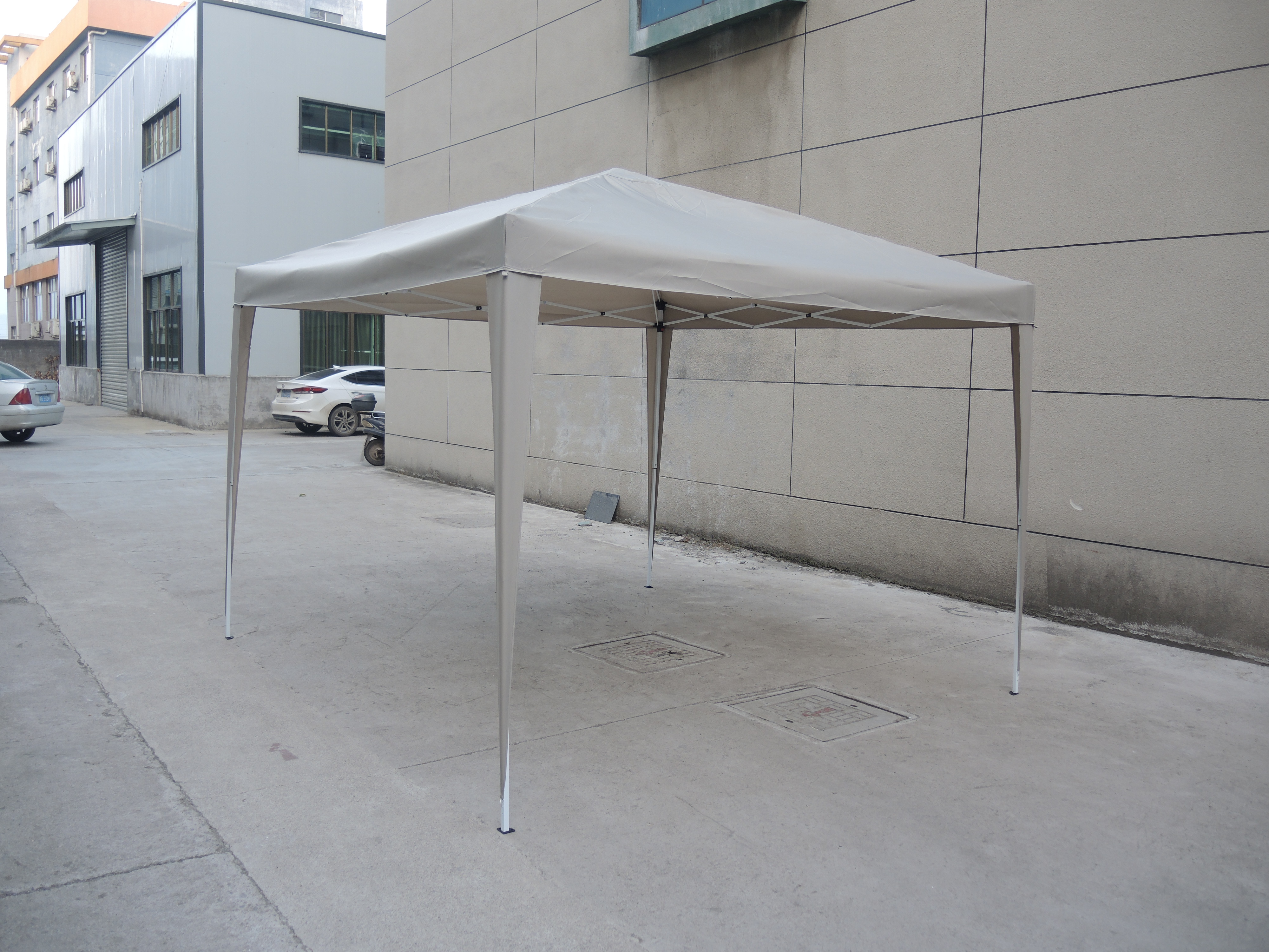 Tenda pieghevole portatile per esterni con struttura leggera e leggera in vendita calda Gazebo a baldacchino pop-up a gamba dritta regolabile in altezza